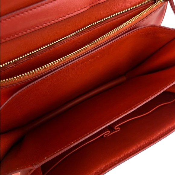 CELINE Goatskin Medium Classic Box Flap Bag Cinnamon - Picture 7 of 13